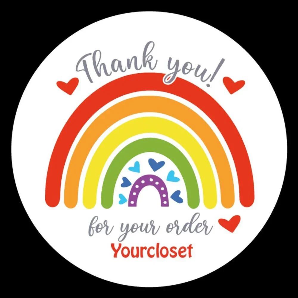 Thank♥️ 5x25 / 60 Thank You Stickers